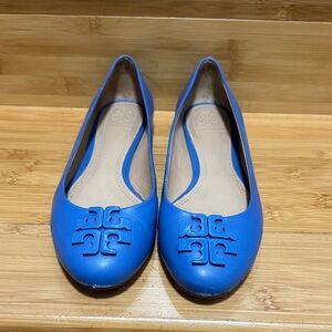 Tory Burch Vibrant Blue Flats